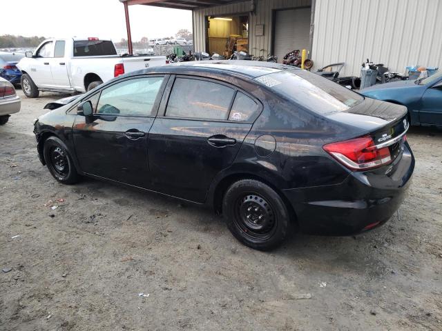 19XFB2F55DE264220 - 2013 HONDA CIVIC LX BLACK photo 2