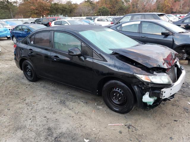 19XFB2F55DE264220 - 2013 HONDA CIVIC LX BLACK photo 4