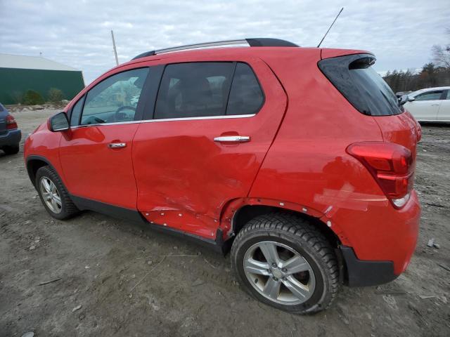 3GNCJPSB4HL205456 - 2017 CHEVROLET TRAX 1LT RED photo 2