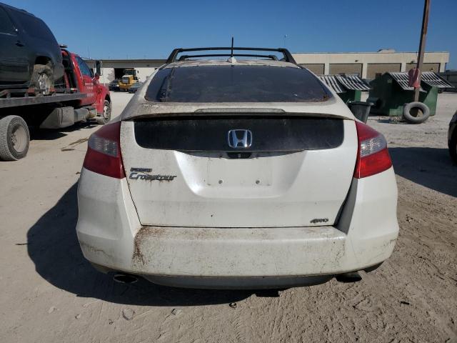 5J6TF2H59BL007581 - 2011 HONDA ACCORD CRO EXL WHITE photo 6