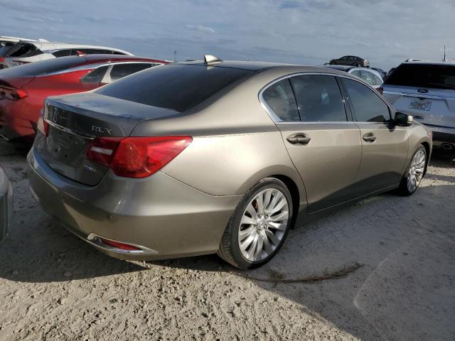 JH4KC1F9XEC004850 - 2014 ACURA RLX ADVANCE GRAY photo 3