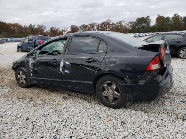 2HGFA16579H519038 - 2009 HONDA CIVIC LX BLACK photo 2