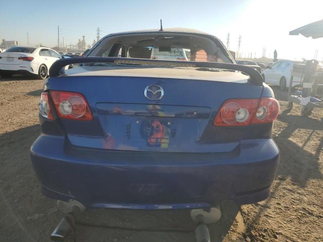 1YVHP80D755M50474 - 2005 MAZDA 6 S BLUE photo 6