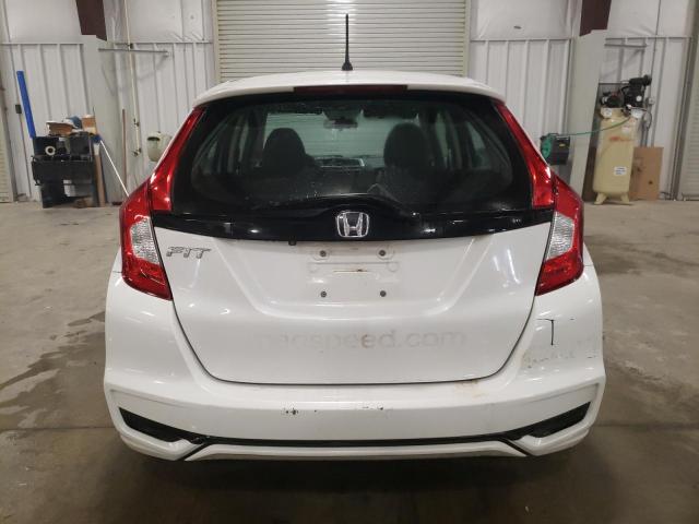 3HGGK5H40KM727430 - 2019 HONDA FIT LX WHITE photo 6