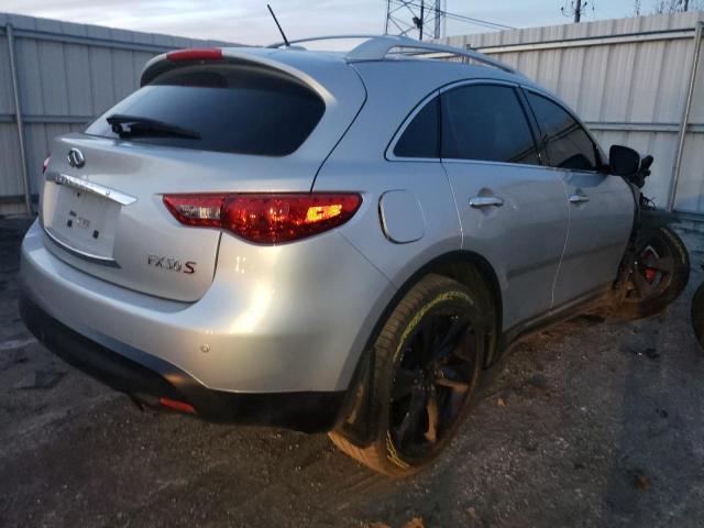 JN8BS1MW2DM100241 - 2013 INFINITI FX50 SILVER photo 3