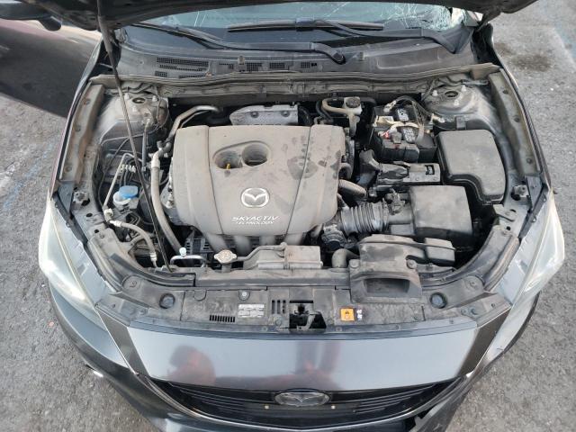 JM1BM1V39E1149921 - 2014 MAZDA 3 TOURING GRAY photo 11