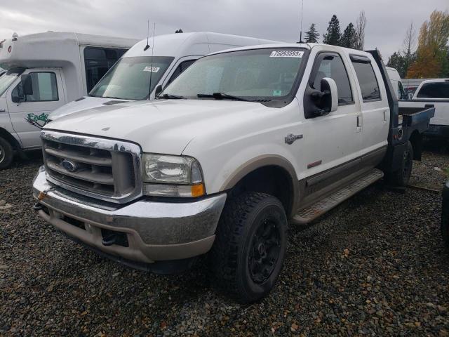 1FTSW31P43EB45814 - 2003 FORD F350 SRW SUPER DUTY WHITE photo 1