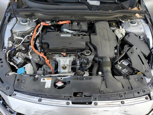 1HGCV3F48LA004565 - 2020 HONDA ACCORD HYBRID EX SILVER photo 11