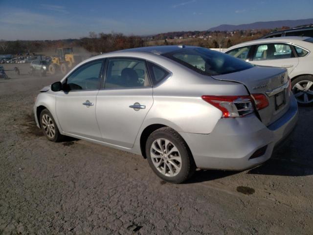 3N1AB7AP0JL644110 - 2018 NISSAN SENTRA S SILVER photo 2