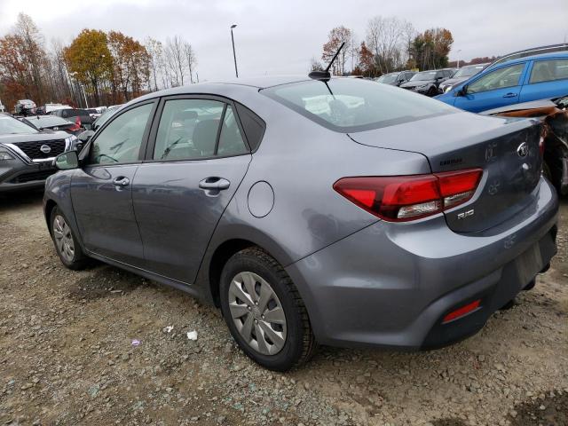 3KPA24AB5KE173433 - 2019 KIA RIO S GRAY photo 2