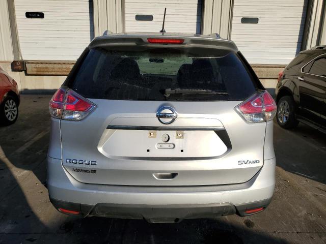 KNMAT2MV1FP586740 - 2015 NISSAN ROGUE S SILVER photo 6