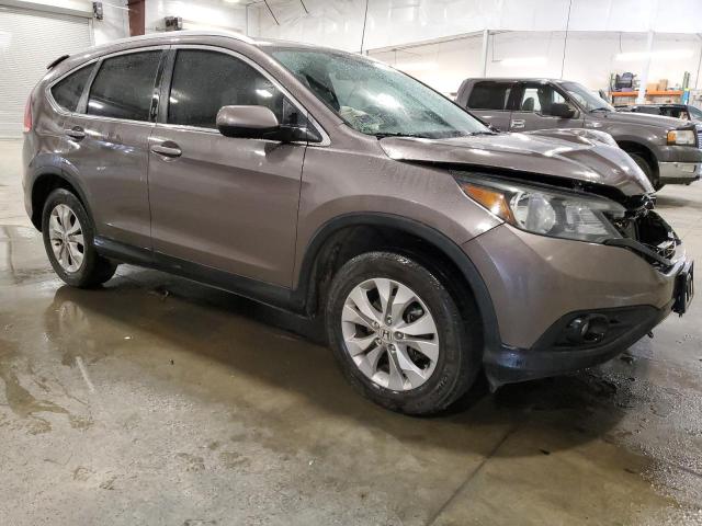 2HKRM4H74EH624253 - 2014 HONDA CR-V EXL BROWN photo 4