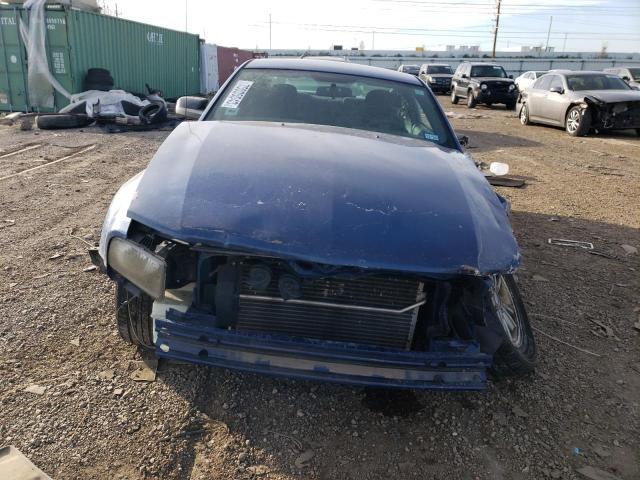 1ZVHT80N795129161 - 2009 FORD MUSTANG BLUE photo 5