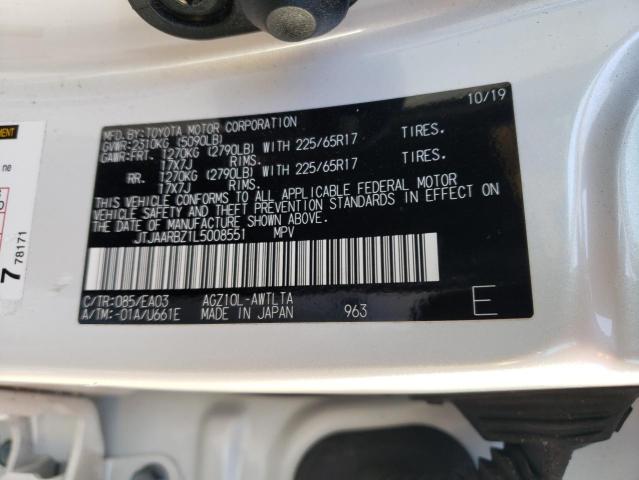 JTJAARBZ1L5008551 - 2020 LEXUS NX 300 BASE Ağ foto 13