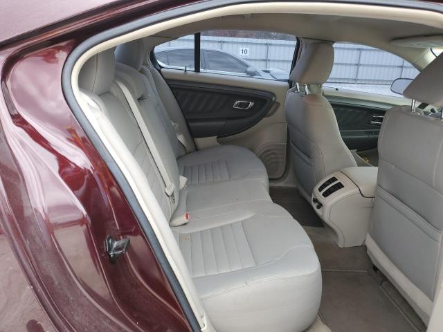 1FAHP2DW9BG153484 - 2011 FORD TAURUS SE BURGUNDY photo 10