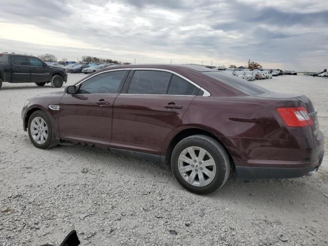 1FAHP2DW9BG153484 - 2011 FORD TAURUS SE BURGUNDY photo 2