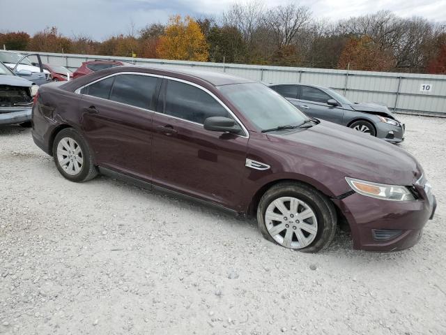 1FAHP2DW9BG153484 - 2011 FORD TAURUS SE BURGUNDY photo 4