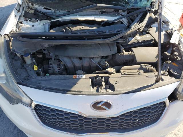 KNAFZ4A85F5374334 - 2015 KIA FORTE EX WHITE photo 11