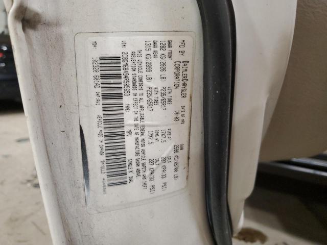 2C8GM68494R585653 - 2004 CHRYSLER PACIFICA WHITE photo 13