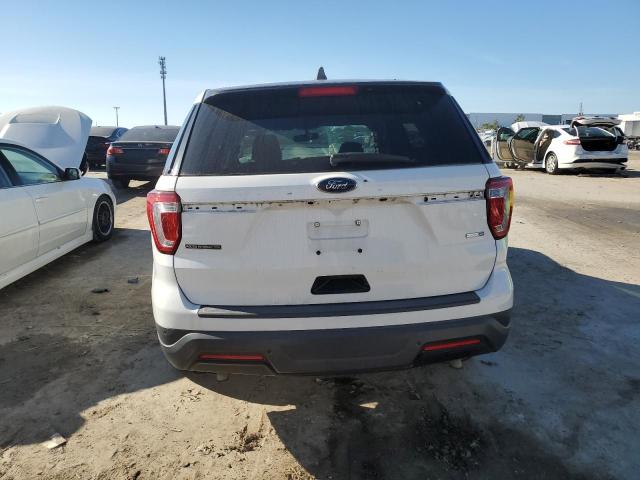 1FM5K8AR4JGB19282 - 2018 FORD EXPLORER POLICE INTERCEPTOR WHITE photo 6
