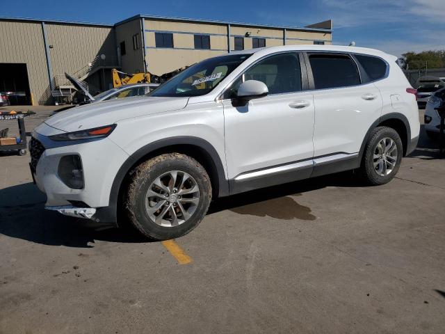 5NMS23AD8KH036463 - 2019 HYUNDAI SANTA FE SE WHITE photo 1