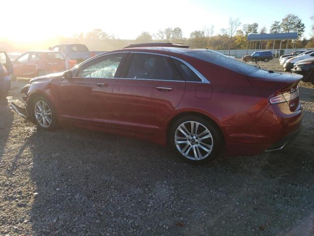 3LN6L2GK5DR812481 - 2013 LINCOLN MKZ BURGUNDY photo 2