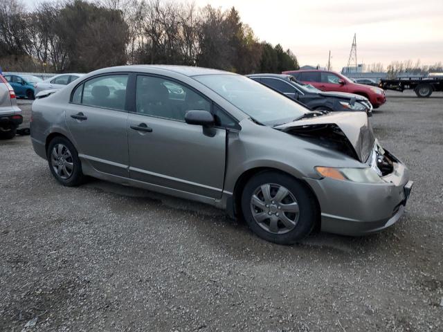 2HGFA16396H002432 - 2006 HONDA CIVIC DX VP بني صورة 4