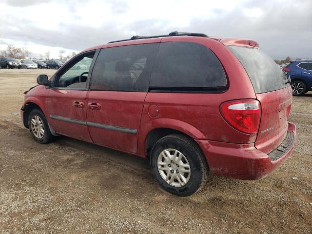 1D4GP25R17B224179 - 2007 DODGE CARAVAN SE RED photo 2