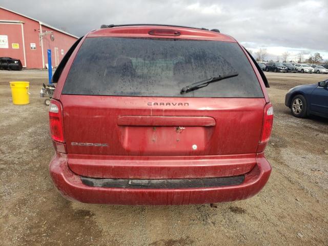 1D4GP25R17B224179 - 2007 DODGE CARAVAN SE RED photo 6