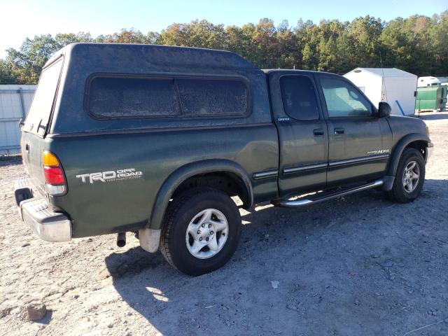 5TBBT48121S166712 - 2001 TOYOTA TUNDRA ACCESS CAB LIMITED GREEN photo 3