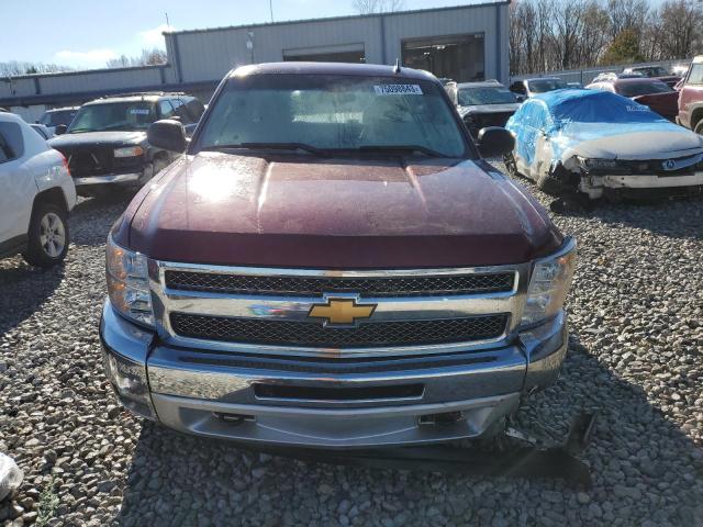 1GCRKSE73DZ379130 - 2013 CHEVROLET SILVERADO K1500 LT BURGUNDY photo 5