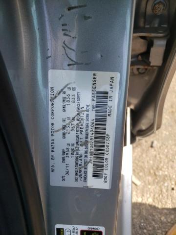 JM1BL1UG2B1494064 - 2011 MAZDA 3 I SILVER photo 12