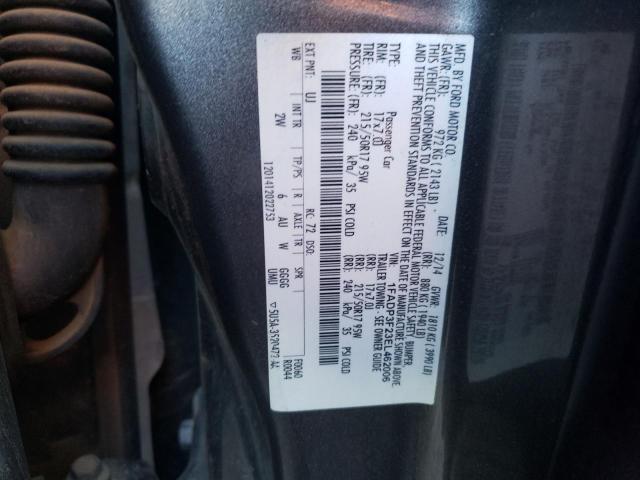 1FADP3F23EL462006 - 2014 FORD FOCUS SE GRAY photo 12