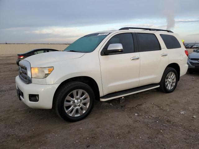 5TDDW5G14AS027275 - 2010 TOYOTA SEQUOIA PLATINUM WHITE photo 1