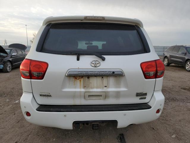 5TDDW5G14AS027275 - 2010 TOYOTA SEQUOIA PLATINUM WHITE photo 6