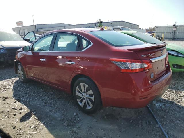 3N1AB7AP9EY325152 - 2014 NISSAN SENTRA S RED photo 2