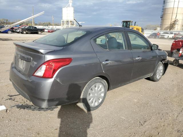 3N1CN7AP0KL840369 - 2019 NISSAN VERSA S GRAY photo 3