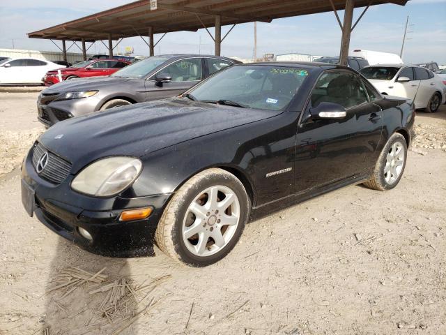 WDBKK49F93F282186 - 2003 MERCEDES-BENZ SLK 230 KOMPRESSOR BLACK photo 1