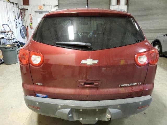 1GNLVGED6AJ231894 - 2010 CHEVROLET TRAVERSE LT BURGUNDY photo 6