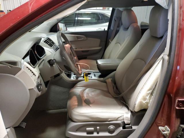 1GNLVGED6AJ231894 - 2010 CHEVROLET TRAVERSE LT BURGUNDY photo 7