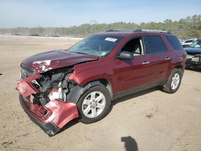 1GKKRPKD8FJ330841 - 2015 GMC ACADIA SLE RED photo 1