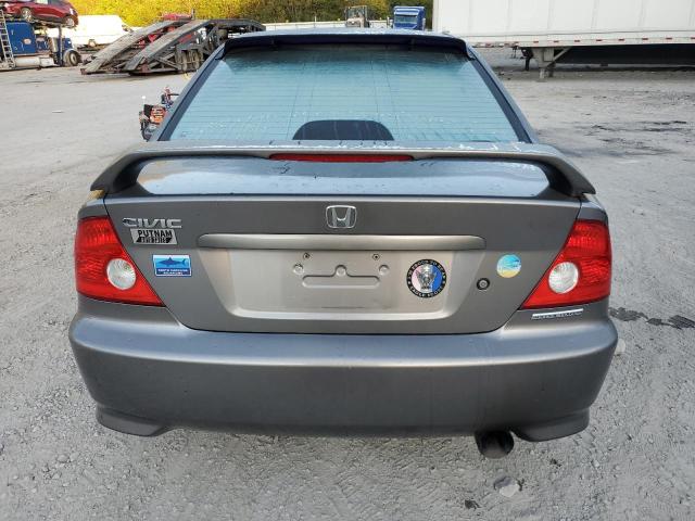 1HGEM22965L027132 - 2005 HONDA CIVIC EX GRAY photo 6