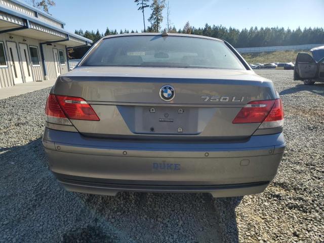 WBAHN83558DT81565 - 2008 BMW 7 SERIES LI GRAY photo 6