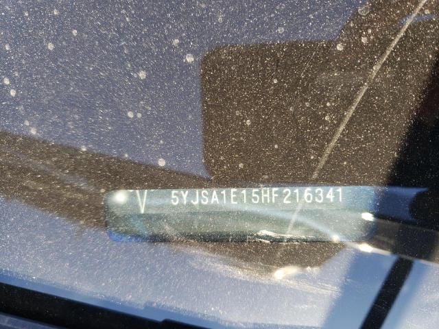 5YJSA1E15HF216341 - 2017 TESLA MODEL S BLUE photo 12