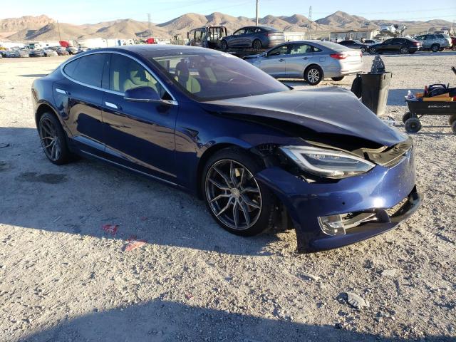 5YJSA1E15HF216341 - 2017 TESLA MODEL S BLUE photo 4