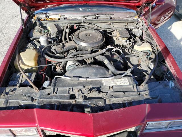 1G2AK37H5DB291556 - 1983 PONTIAC GRAND PRIX LJ RED photo 11