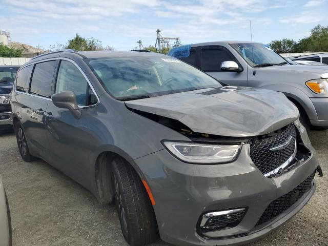 2C4RC1BG8MR523681 - 2021 CHRYSLER PACIFICA TOURING L Մոխրագույն լուսանկար 4