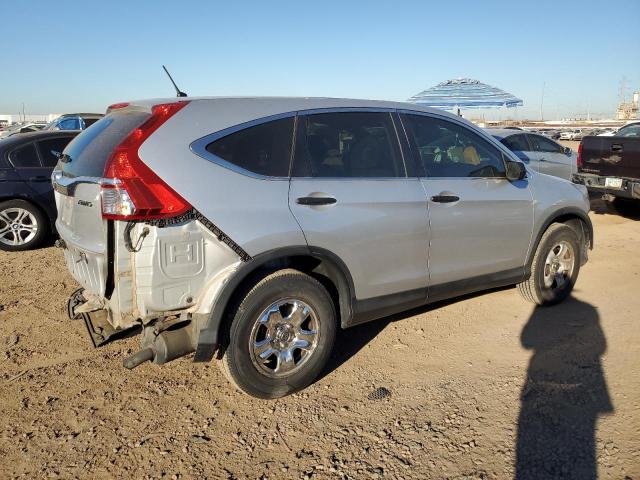 5J6RM4H36FL052610 - 2015 HONDA CR-V LX SILVER photo 3