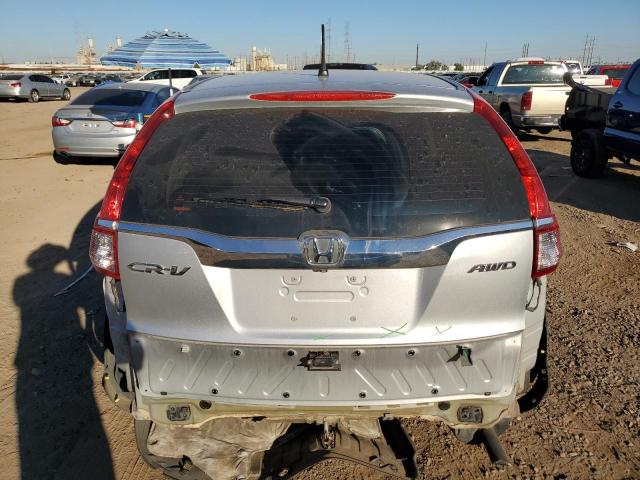 5J6RM4H36FL052610 - 2015 HONDA CR-V LX SILVER photo 6