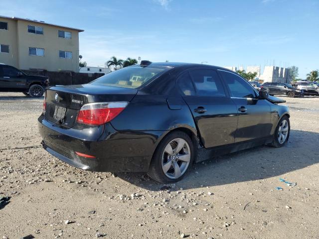 WBANE53586CK89368 - 2006 BMW 525 I BLACK photo 3